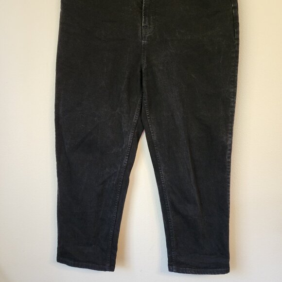 Everlane The Curvy Way High Jeans Straight Leg Women 33R Organic Cotton Black - Picture 5 of 13